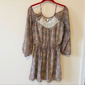 Off shoulder floral dress